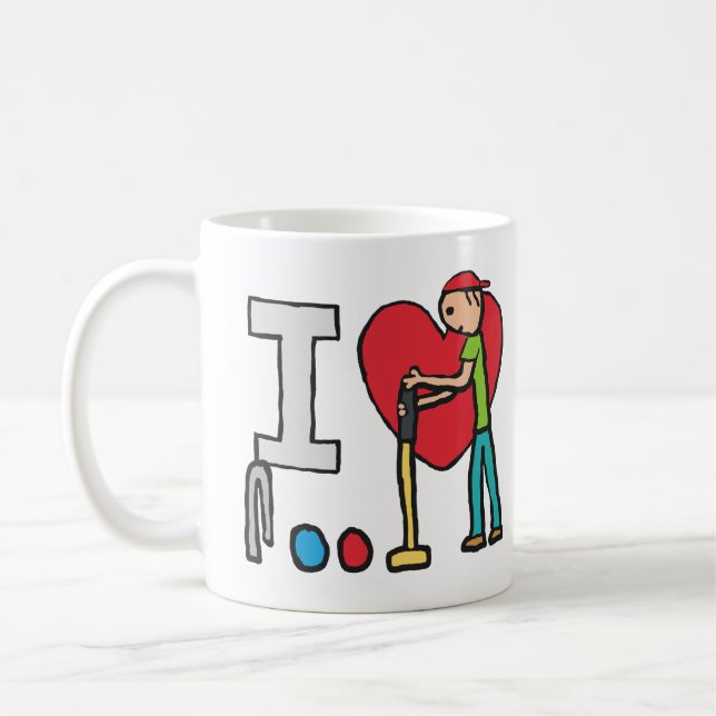 Taza De Café Amo el Croquet (Izquierda)