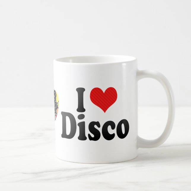Taza De Café Amo el disco (Derecha)