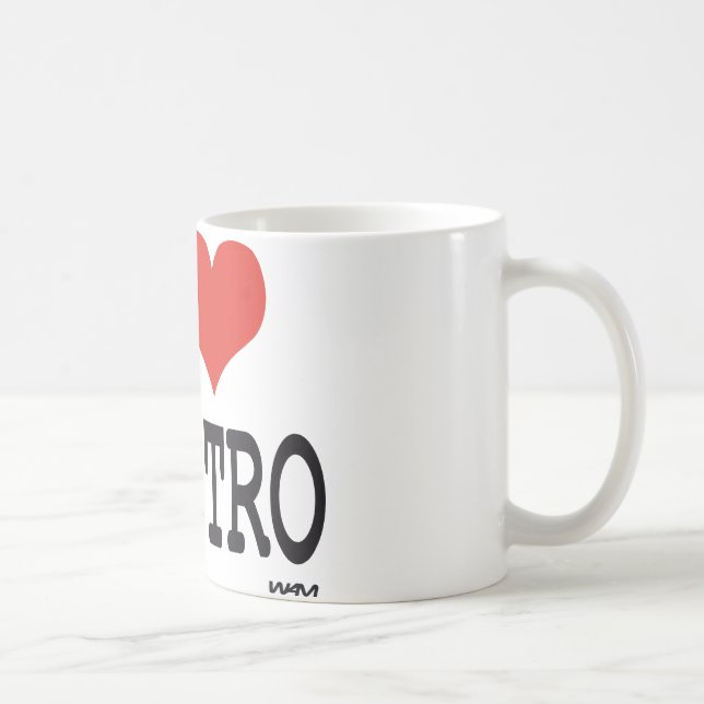 Taza De Café Amo el electro (Derecha)