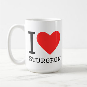 Taza De Café Amo el esturión