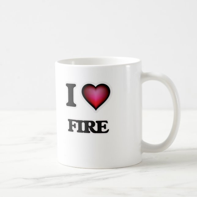 Taza De Café Amo el fuego (Derecha)