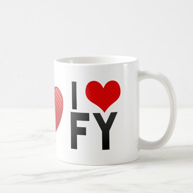 Taza De Café Amo el FY (Derecha)