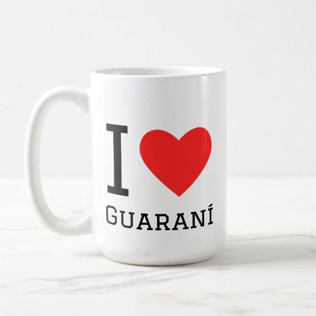 Taza De Café Amo el guaraní (Izquierda)