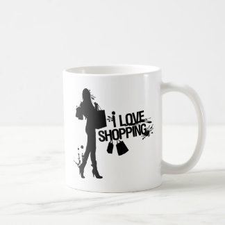 Taza De Café Amo el hacer compras