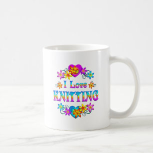 Taza De Café Amo el hacer punto