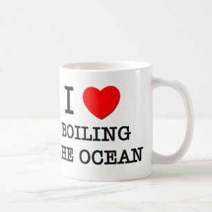 Taza De Café Amo el hervir del océano
