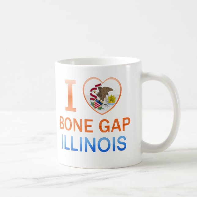 Taza De Café Amo el hueso Gap, IL (Derecha)