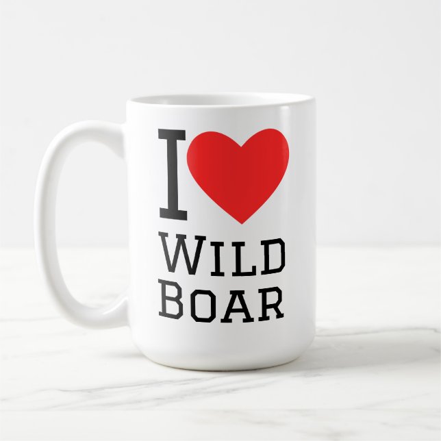 Taza De Café Amo el jabalí (Izquierda)
