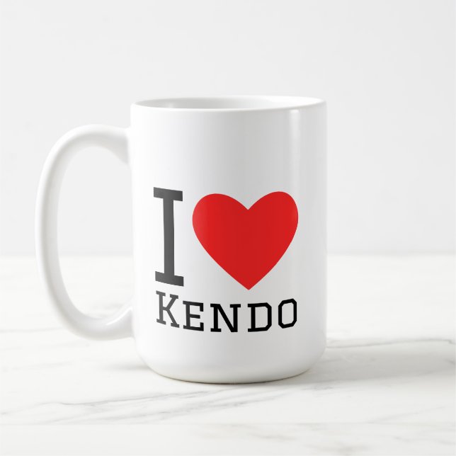 Taza De Café Amo el kendo (Izquierda)