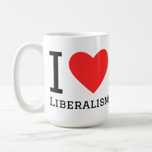 Taza De Café Amo el liberalismo