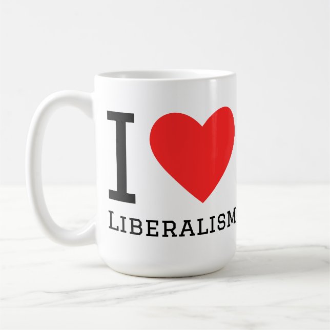 Taza De Café Amo el liberalismo (Izquierda)