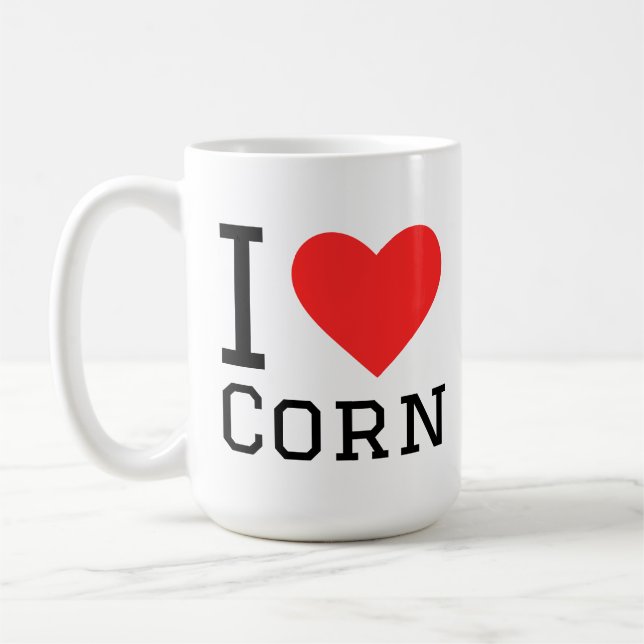 Taza De Café Amo el maíz (Izquierda)