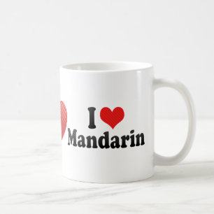 Taza De Café Amo el mandarín