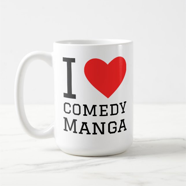 Taza De Café Amo el manga de comedia (Izquierda)