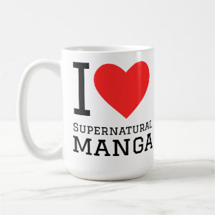 Taza De Café Amo el manga sobrenatural