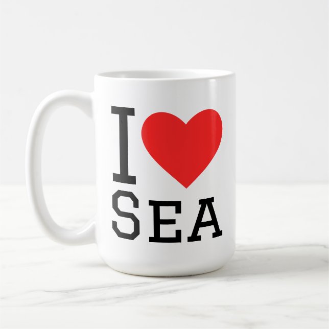 Taza De Café Amo el mar (Izquierda)