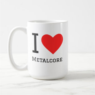 Taza De Café Amo el metalcore