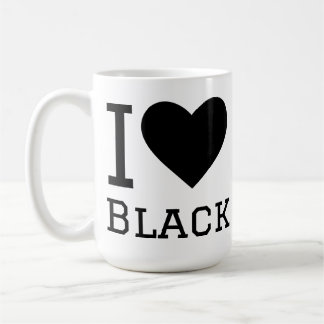 Taza De Café Amo el negro