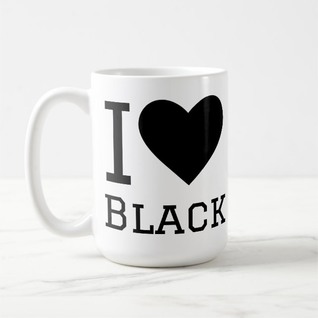 Taza De Café Amo el negro (Izquierda)