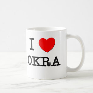Taza De Café Amo el Okra