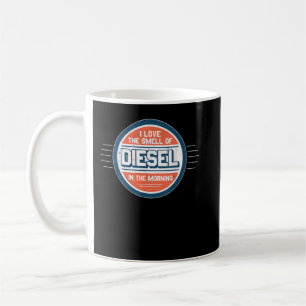 Taza De Café Amo el olor a diésel en la mañana