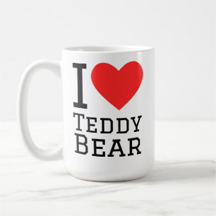 Taza De Café Amo el oso de peluche