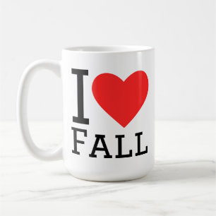 Taza De Café Amo el otoño