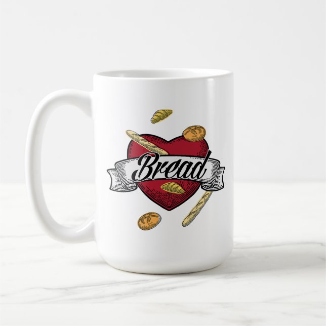 Taza De Café Amo el pan (Izquierda)