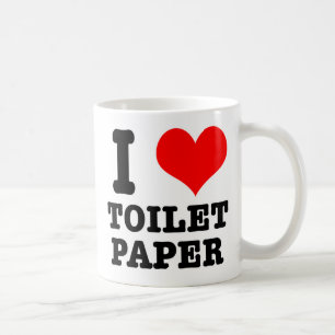 Taza De Café Amo el papel higiénico