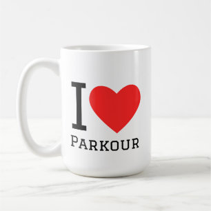 Taza De Café Amo el parkour