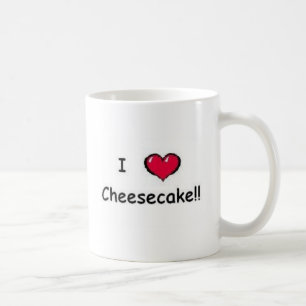 Taza De Café Amo el pastel de queso