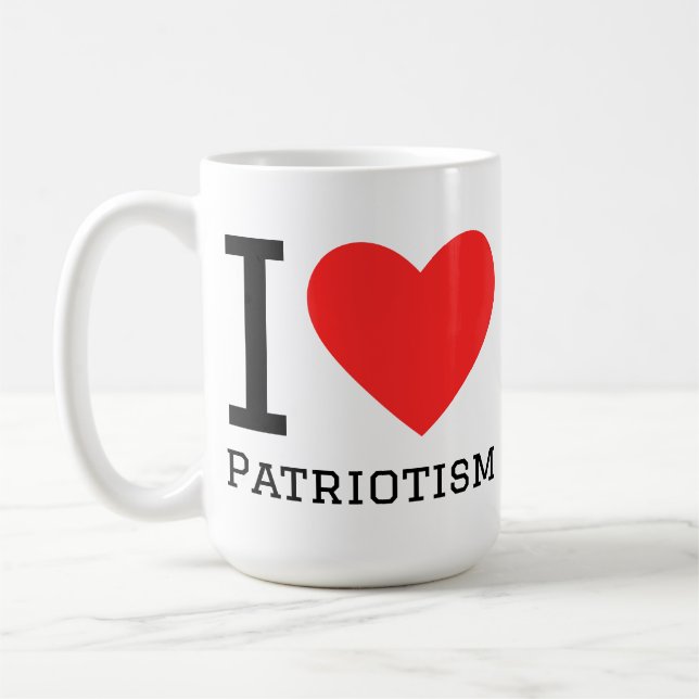 Taza De Café Amo el patriotismo (Izquierda)