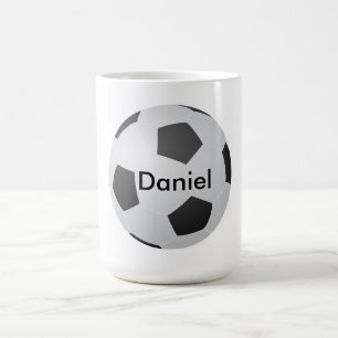 Taza De Café Amo el Personalizable Soccer Blank