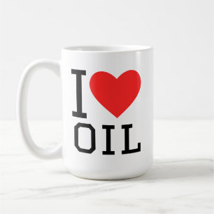 Taza De Café Amo el petróleo