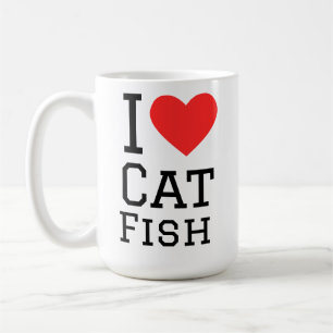 Taza De Café Amo el pez gato