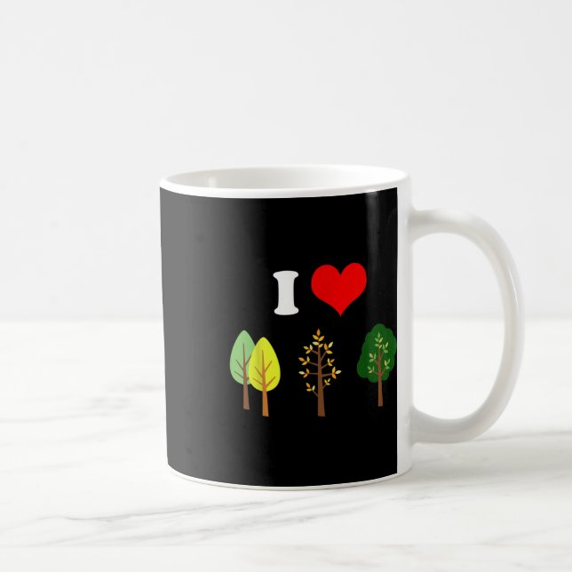 Taza De Café Amo el planeta de protección ambiental de la natur (Derecha)