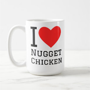 Taza De Café Amo el pollo nugget