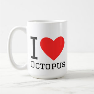 Taza De Café Amo el pulpo