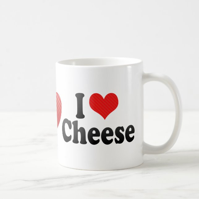 Taza De Café Amo el queso (Derecha)
