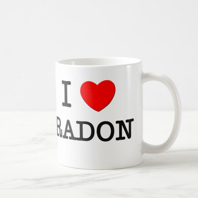 Taza De Café Amo el radón (Derecha)