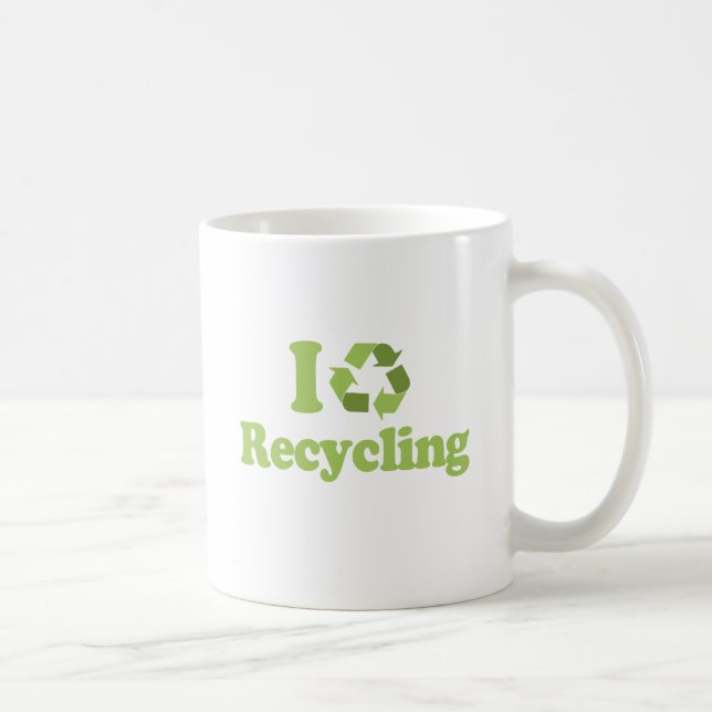 TAZA DE CAFÉ AMO EL RECICLAR (Derecha)
