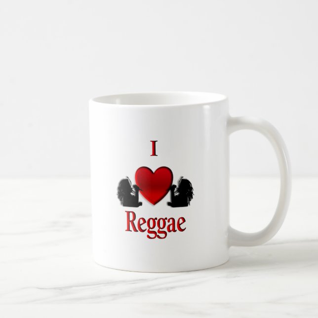 Taza De Café Amo el Reggae (Derecha)