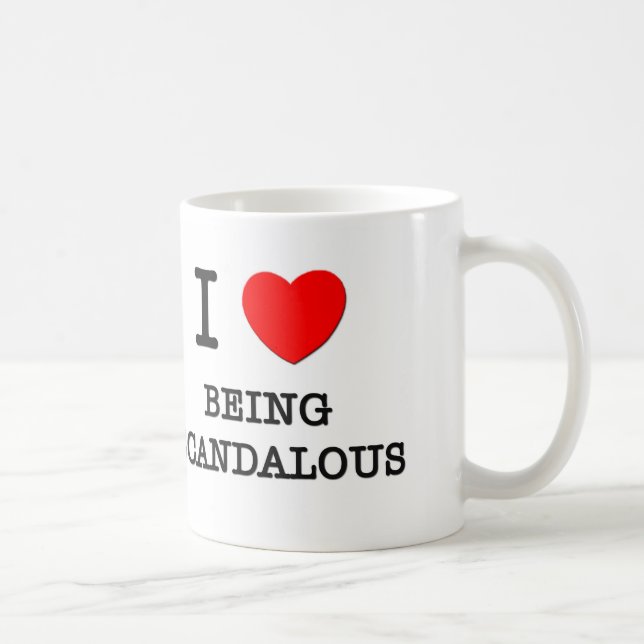 Taza De Café Amo el ser escandaloso (Derecha)