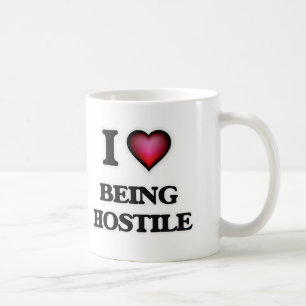 Taza De Café Amo el ser hostil