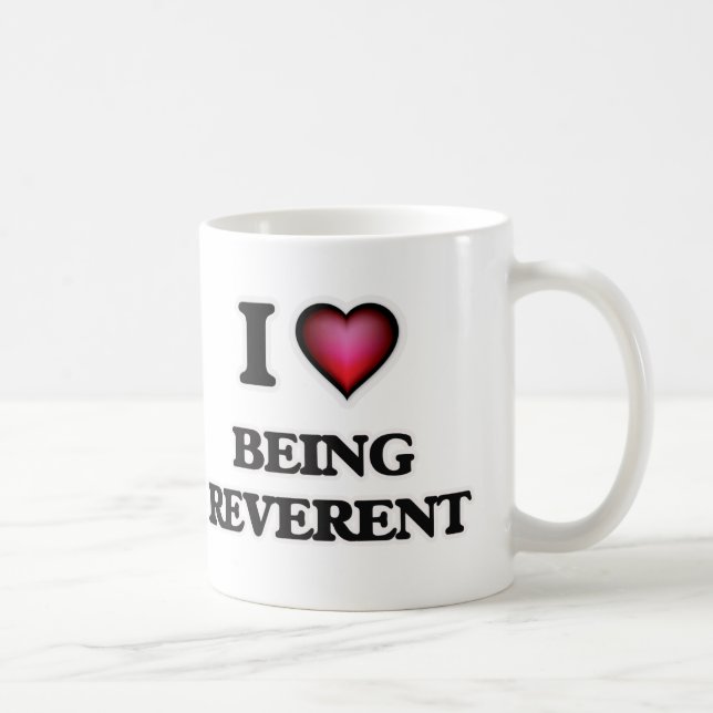 Taza De Café Amo el ser reverente (Derecha)