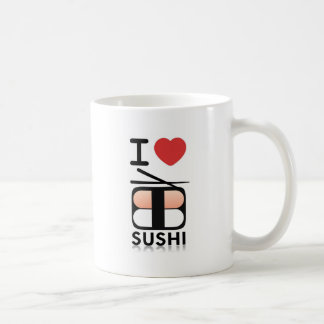 Taza De Café Amo el sushi