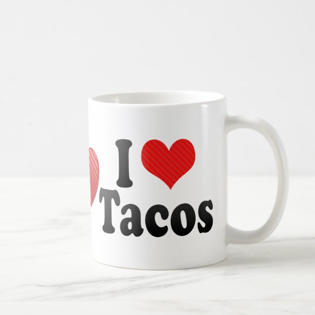Taza De Café Amo el Tacos (Derecha)