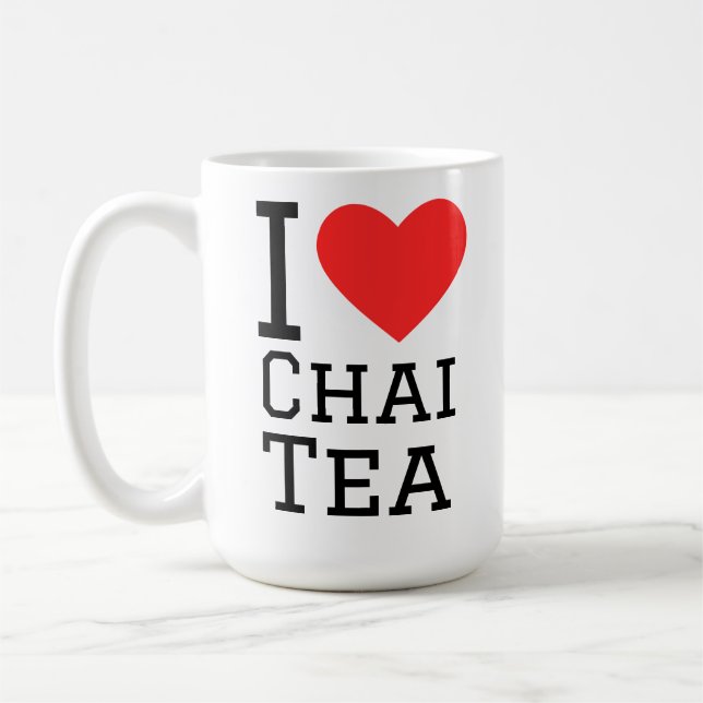 Taza De Café Amo el té chai (Izquierda)