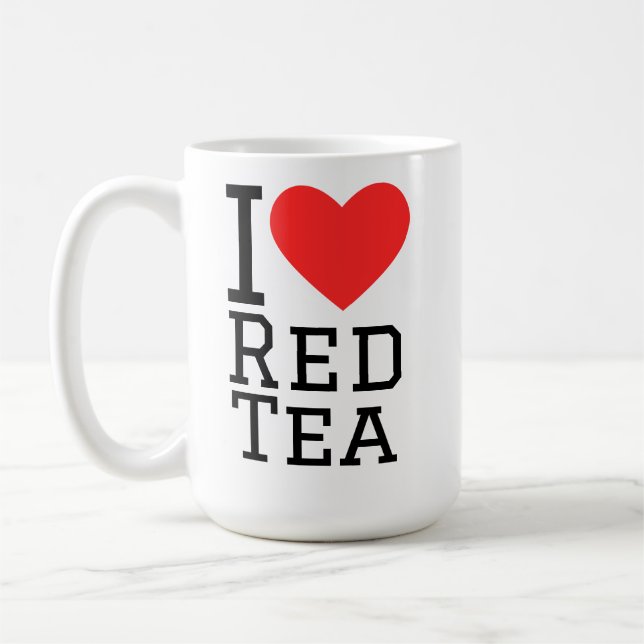 Taza De Café Amo el té rojo (Izquierda)