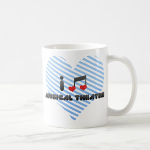 Taza De Café Amo el teatro musical